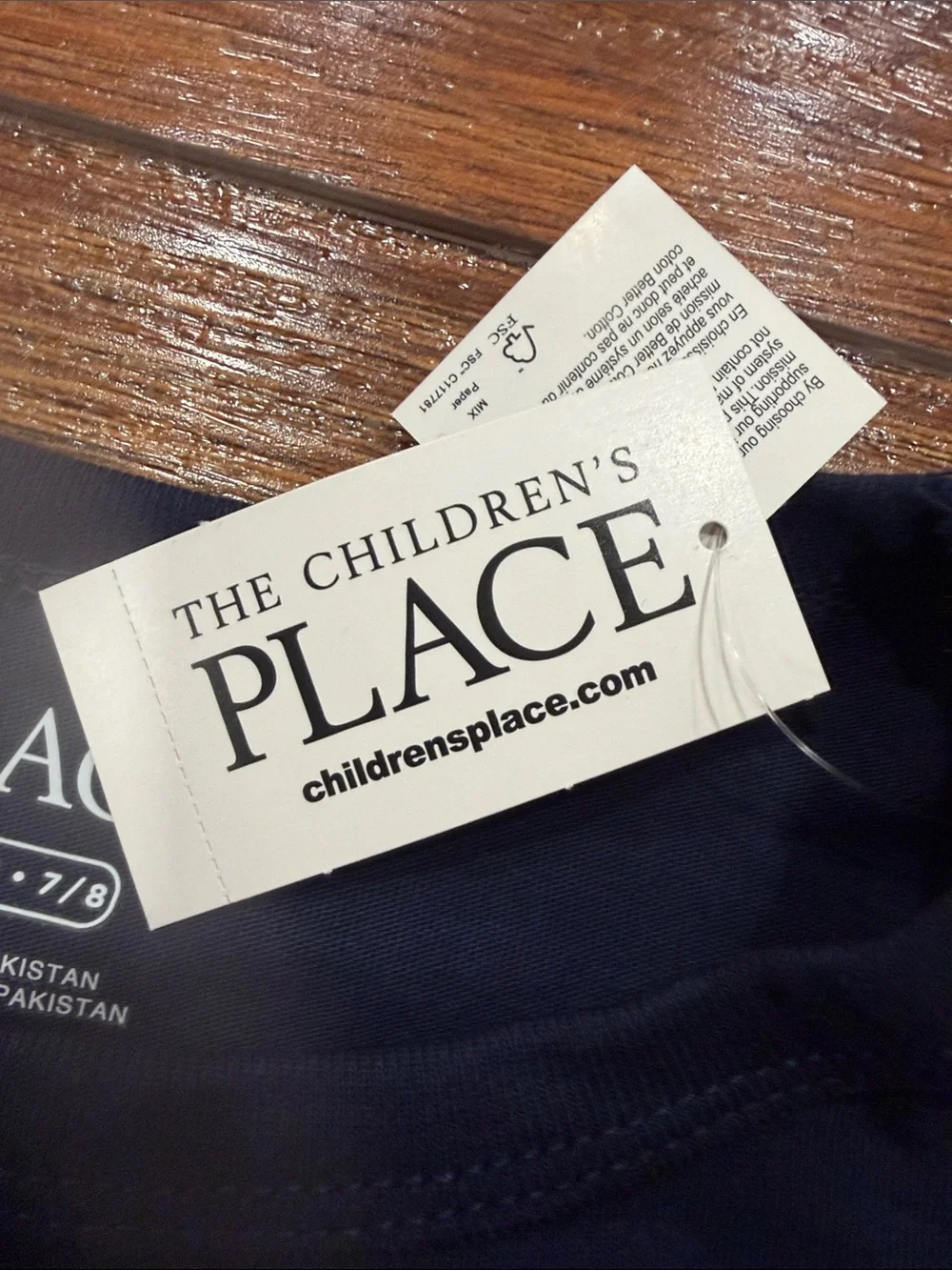 The Children's Place Navy Graphic Bunny 'Mallow Out Dude' Tee